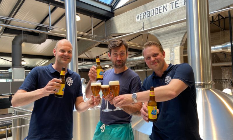 Hubertus Cornelis Samenwerking Stadshaven Brouwerij en Man met Bril koffie